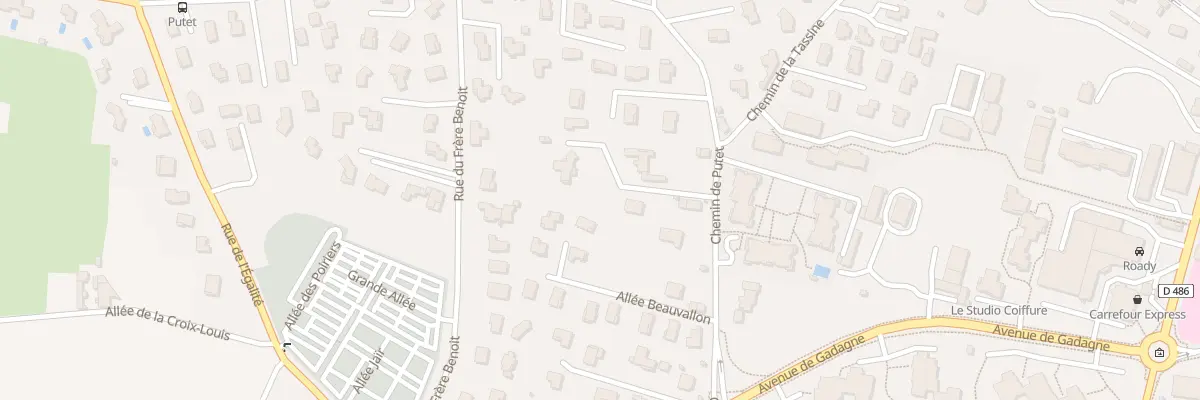 Plan du 33 Che de Putet à Saint-Genis-Laval