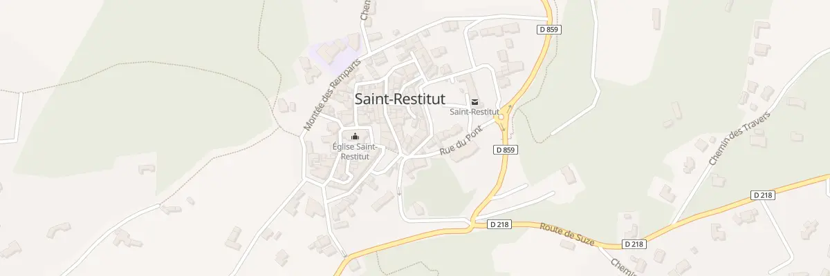 Plan du 4B Rue de la Calade à Saint-Restitut