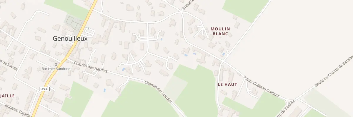 Plan du 5 Lot le Coteau du Village à Genouilleux