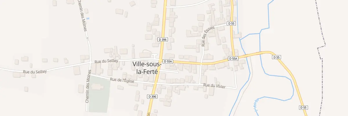 Plan du 1 Rue de l’Aube à Ville-sous-la-Ferté