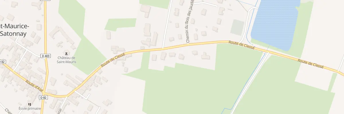 Plan du 420 Rte de Clesse à Saint-Maurice-de-Satonnay