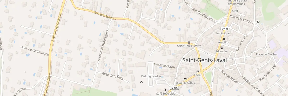 Plan du 27 Rue des Martyrs à Saint-Genis-Laval