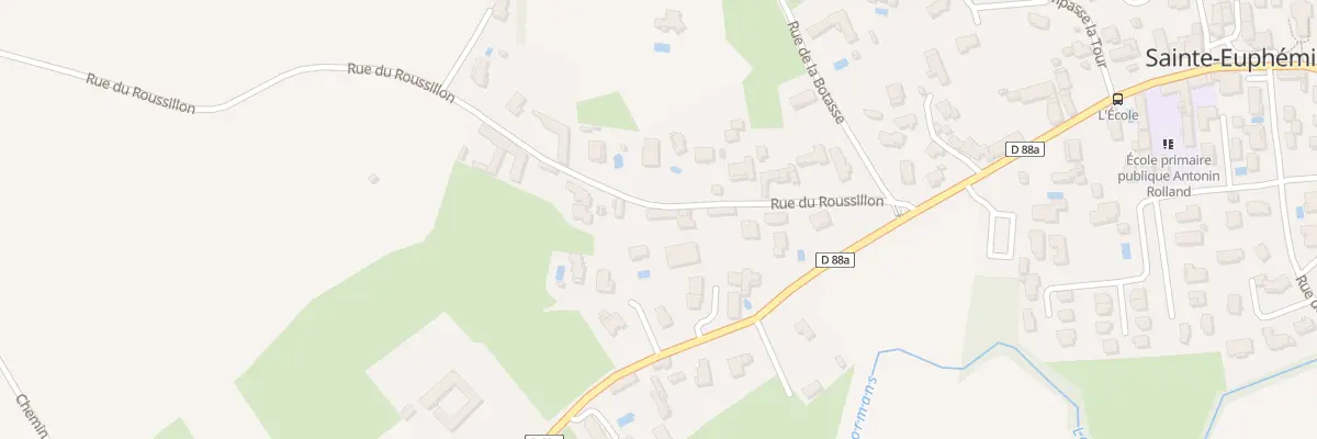Plan du 215 Rue du Roussillon à Sainte-Euphémie