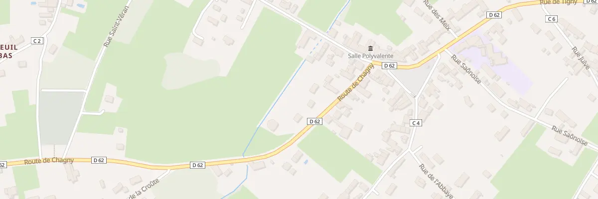 Plan du 12B Rte de Chagny à Chaudenay