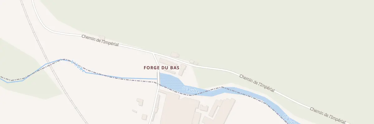 Plan du 176 Forge du Bas à Longchamp-sur-Aujon
