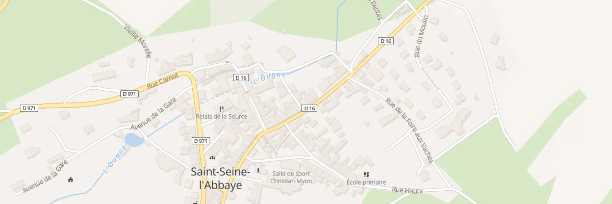 Plan du 15 Rue Gambetta à Saint-Seine-l’Abbaye
