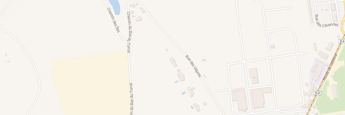 Plan du 34 Rue des Vêpres au Péage-de-Roussillon