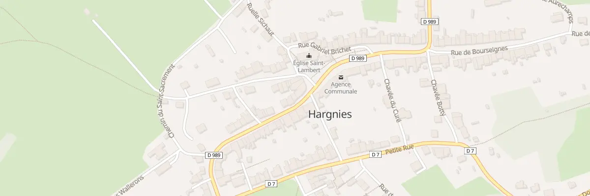 Plan du 2 Rue des Wallerons à Hargnies