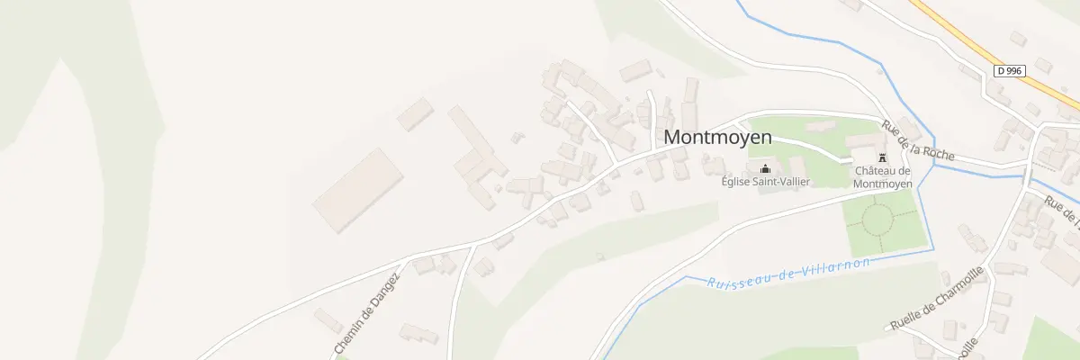 Plan du 10 Rue de la Roche à Montmoyen