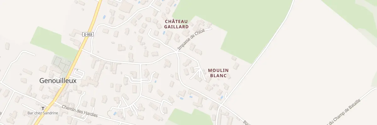 Plan du 281 Mte des Fontaines à Genouilleux