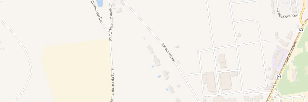 Plan du 36 Rue des Vêpres au Péage-de-Roussillon
