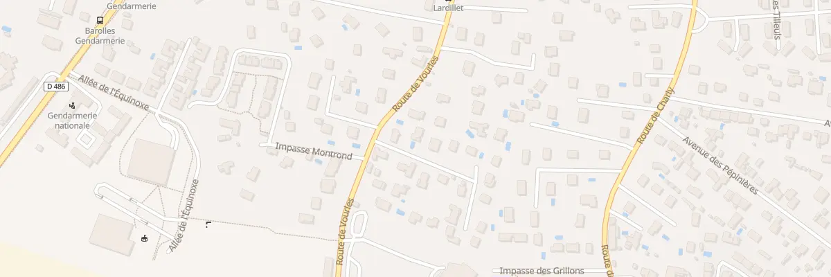 Plan du 73 Rte de Vourles à Saint-Genis-Laval