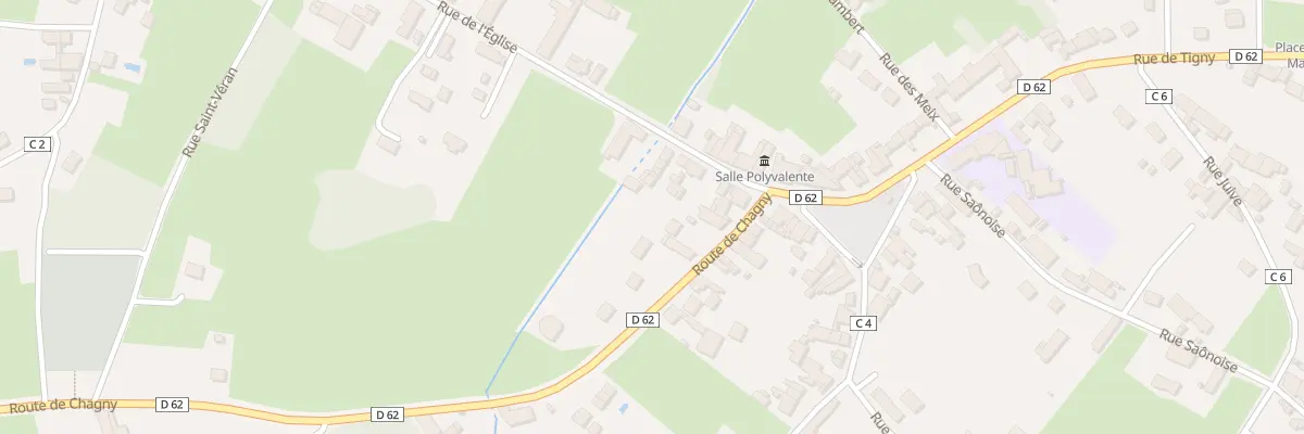 Plan du 8 Rte de Chagny à Chaudenay