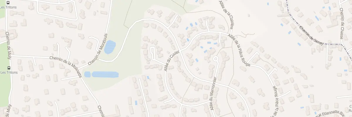 Plan du 22 Av Paul d’Aubarède à Saint-Genis-Laval