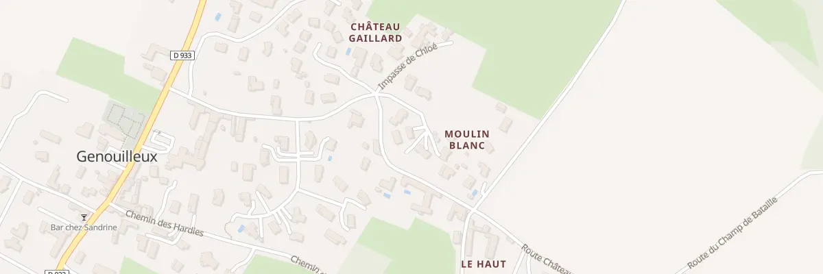 Plan du 5133 Moulin Blanc à Genouilleux