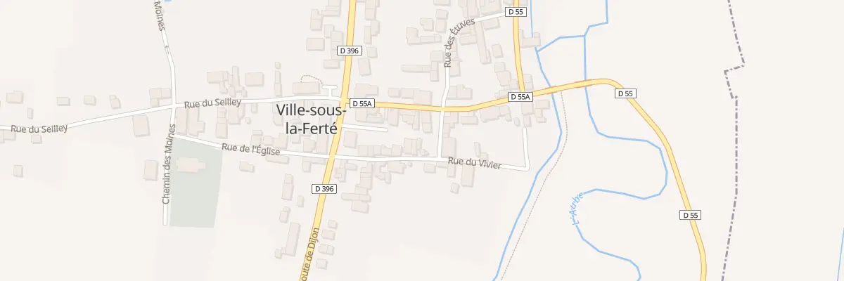 Plan du 14 Rue de l’Aube à Ville-sous-la-Ferté