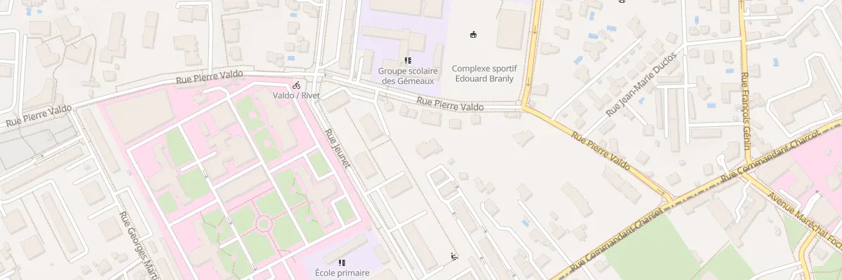 Plan du 43 Rue Pierre Valdo à Lyon 5e Arrondissement