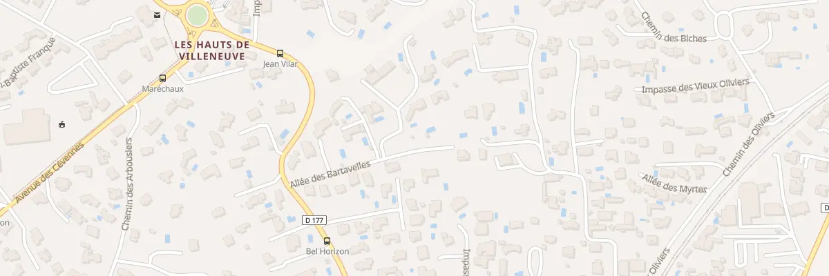 Plan du 23 All des Bartavelles à Villeneuve-lès-Avignon