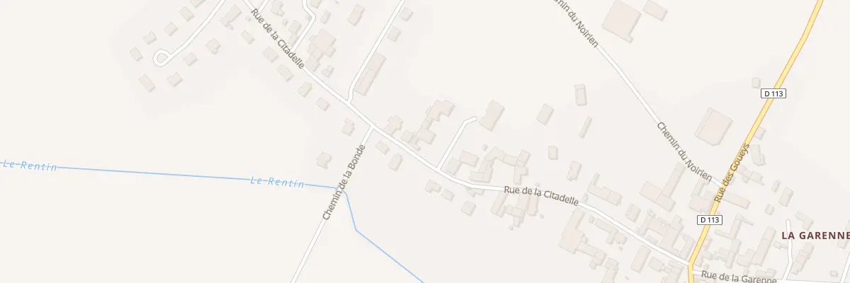 Plan du 32 Rue de la Citadelle à Corcelles-les-Arts