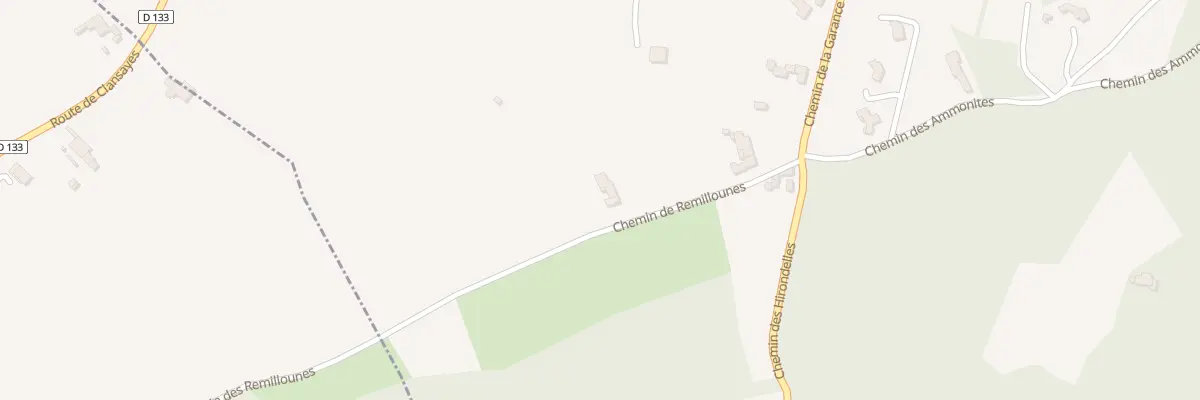 Plan du 1007 Che de Remillounes à Clansayes