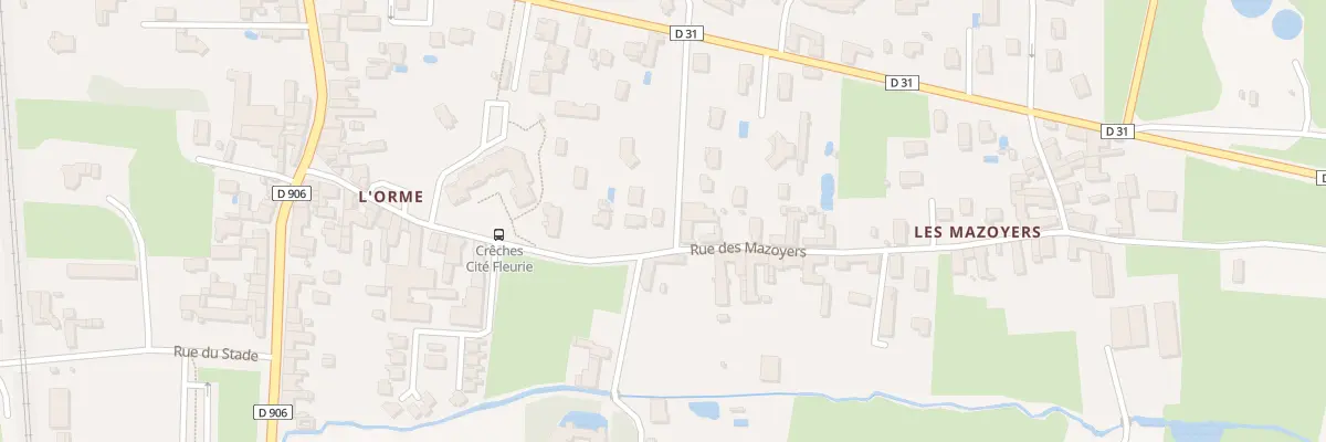 Plan du 540 Rue du Puits Boulanger à Crêches-sur-Saône