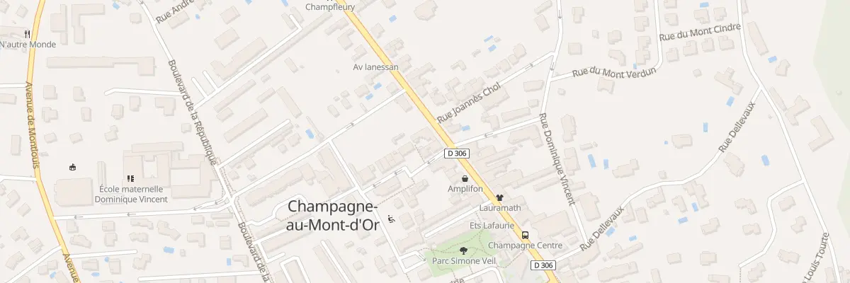 Plan du 83 Av de Lanessan à Champagne-au-Mont-d’Or