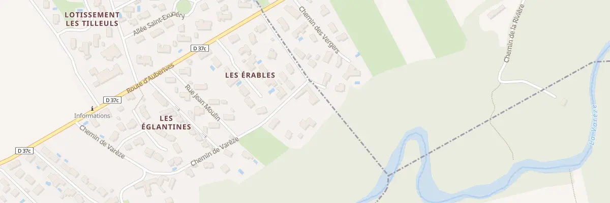 Plan du 5367 Glay à Saint-Clair-du-Rhône