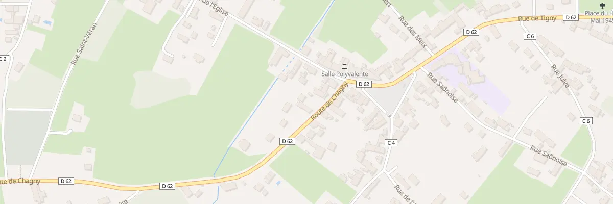 Plan du 8 Rte de Chagny à Chaudenay