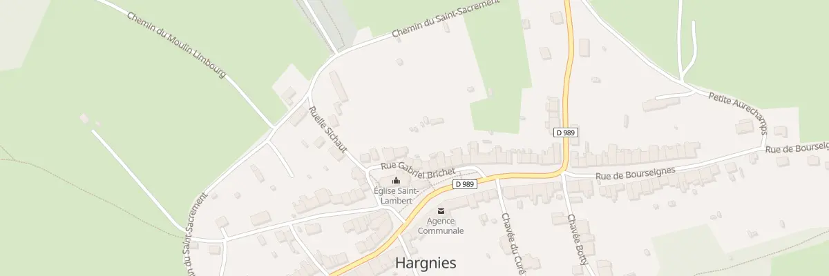 Plan du 11 Rue Gabriel Brichet à Hargnies