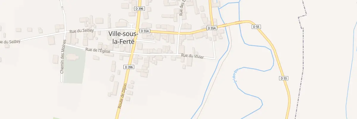 Plan du 22 Rue du Vivier à Ville-sous-la-Ferté