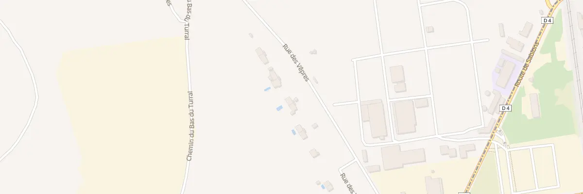 Plan du 42 Rue des Vêpres au Péage-de-Roussillon