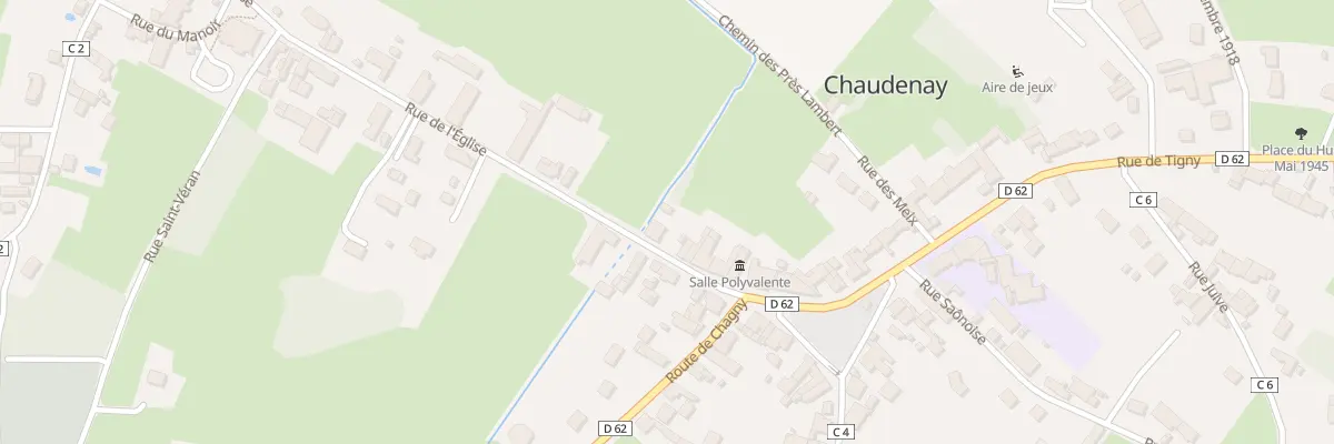 Plan du 18 Rue de l’Eglise à Chaudenay