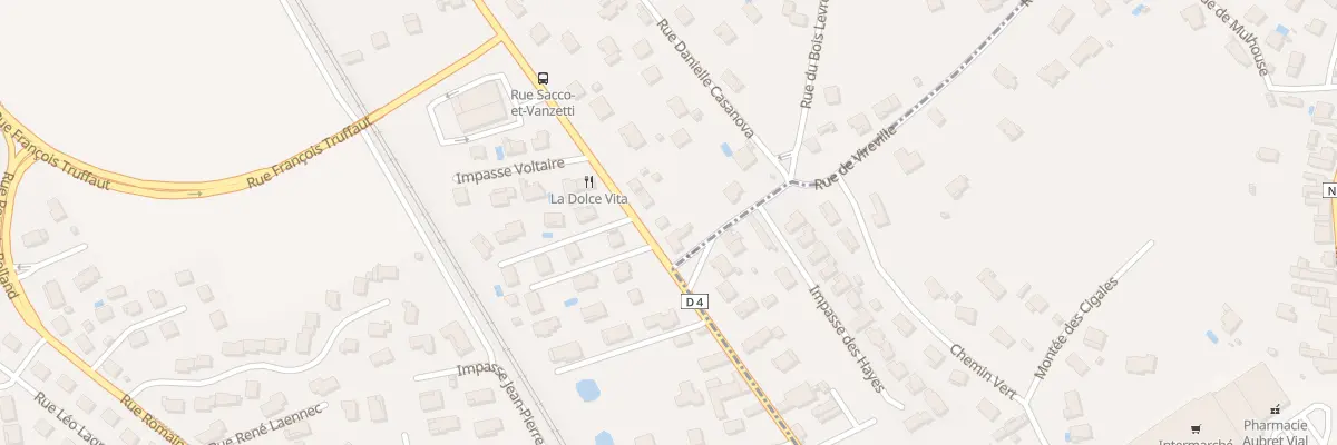 Plan du 1 Rue Sacco et Vanzetti à Saint-Maurice-l’Exil
