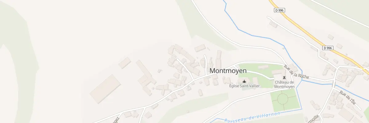 Plan du 6 Rue des Meix Virey à Montmoyen