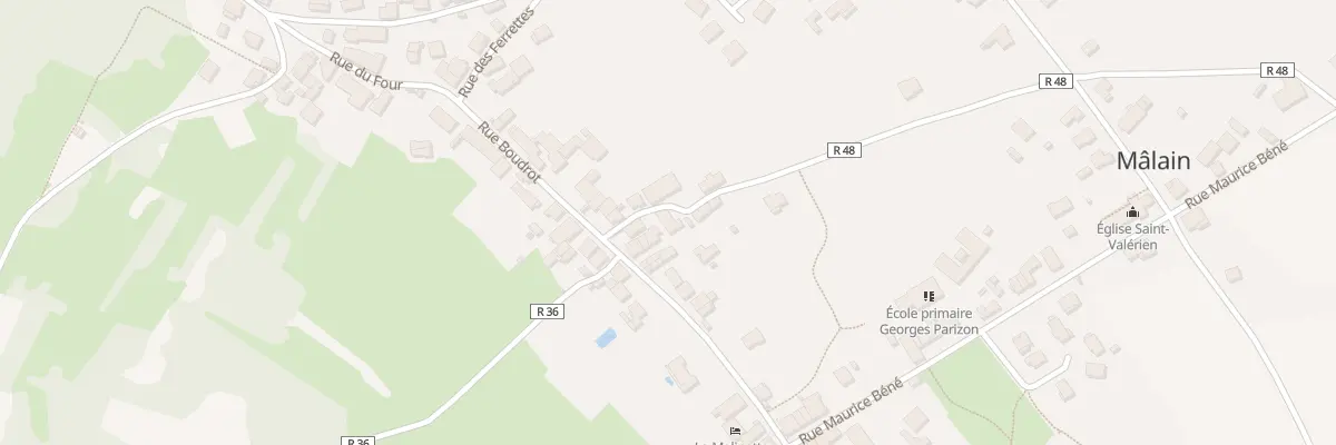 Plan du 32A Rue Boudrot à Mâlain