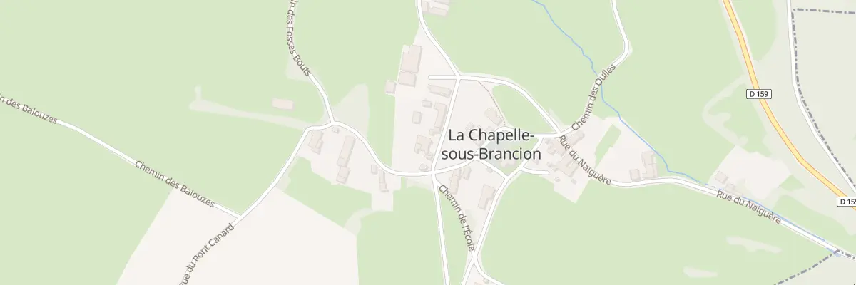 Plan du 6 Rue de Cluny à La Chapelle-sous-Brancion