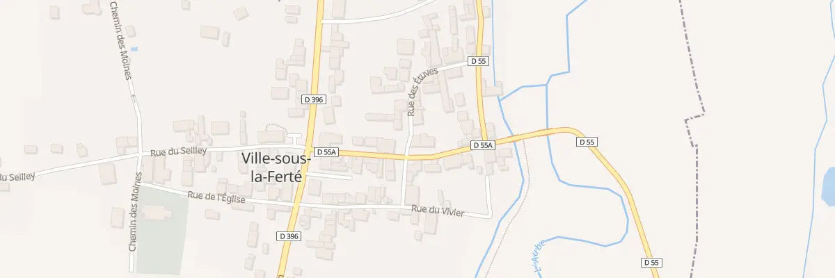 Plan du 2 Rue des Etuves à Ville-sous-la-Ferté