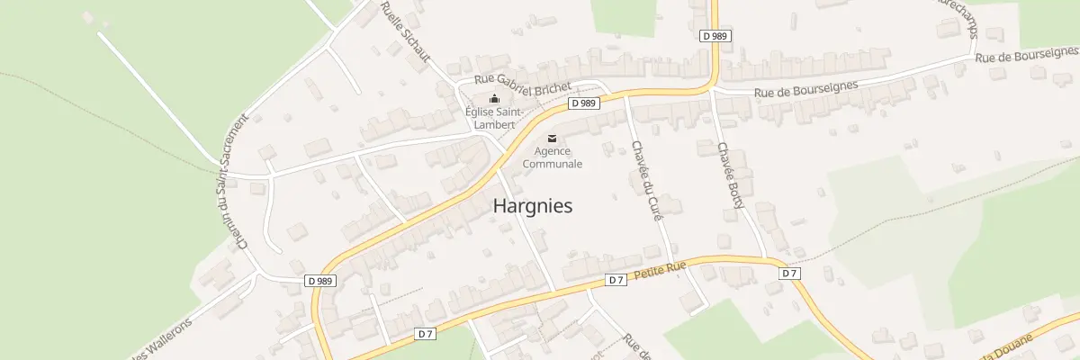 Plan du 6 Rue Gabriel Brichet à Hargnies