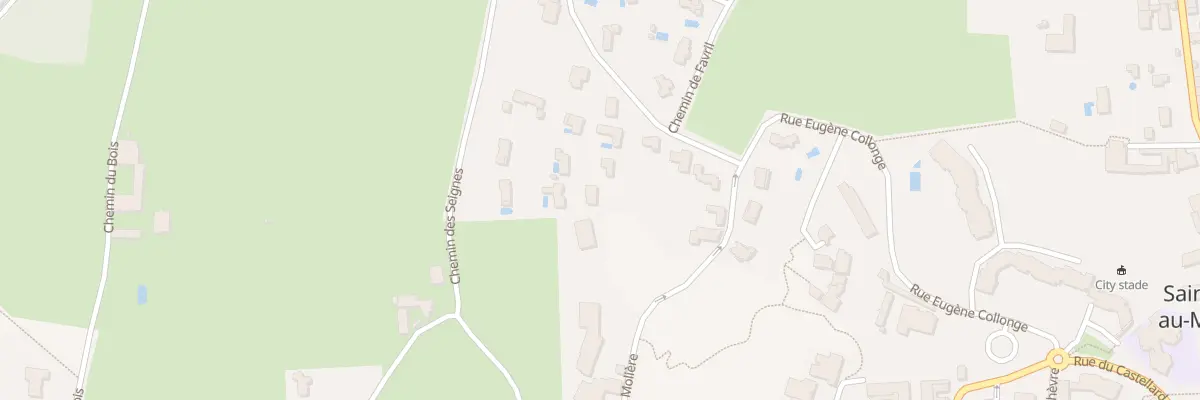 Plan du 33B Che des Seignes à Saint-Didier-au-Mont-d’Or