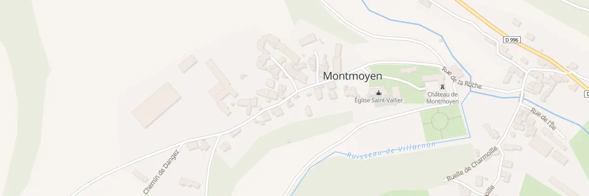 Plan du 5 Rue de la Roche à Montmoyen