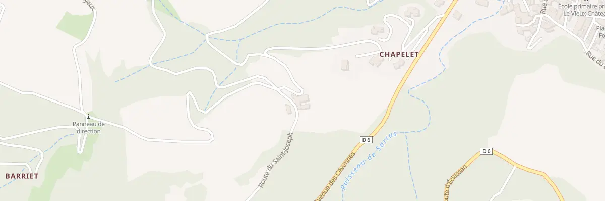 Plan du 752B Rte du Saint-Joseph à Sarras