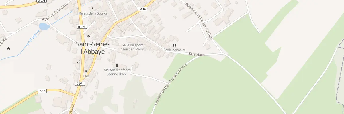 Plan du 26 Rue Haute à Saint-Seine-l’Abbaye