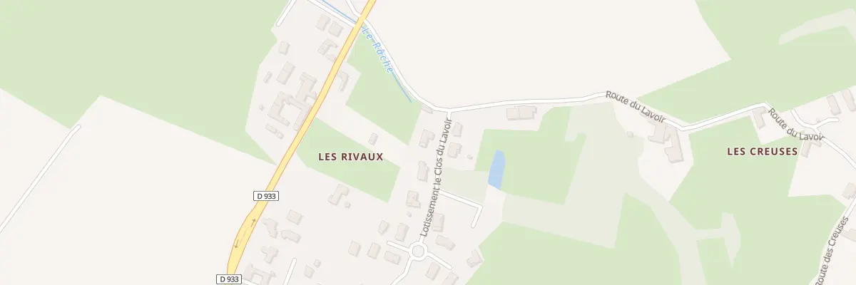 Plan du 3 Lot Le Clos du Lavoir I à Genouilleux