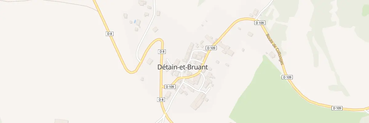 Plan du 1 Rue Saint-Pierre à Détain-et-Bruant