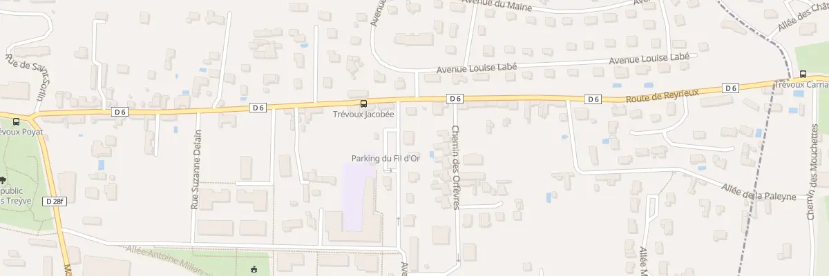 Plan du 55 Av Guigue à Trévoux