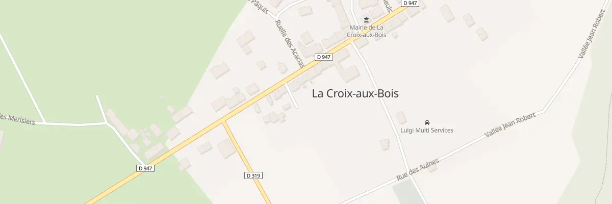 Plan du 10 Rue de la Foret à La Croix-aux-Bois