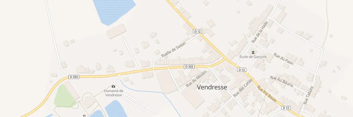 Plan du 14 Rue du Haut Fourneau à Vendresse
