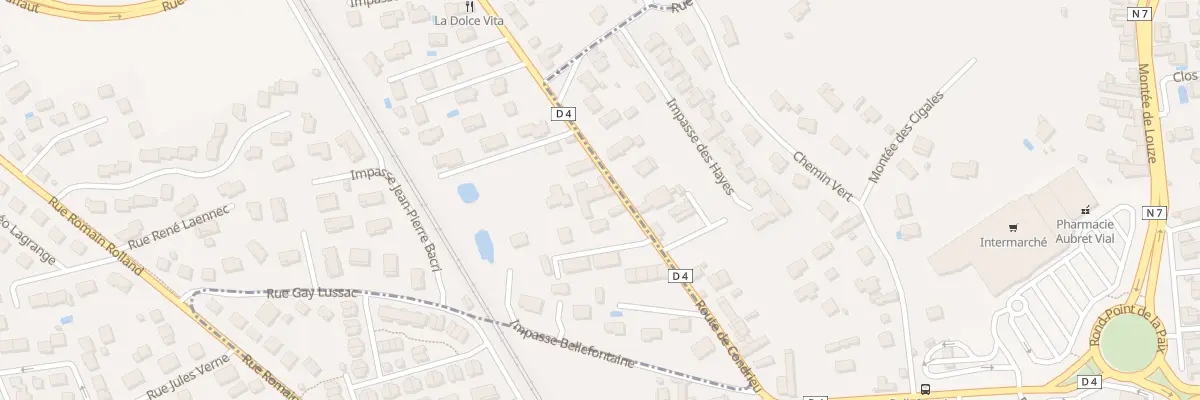 Plan du 8 Rue Sacco et Vanzetti à Saint-Maurice-l’Exil