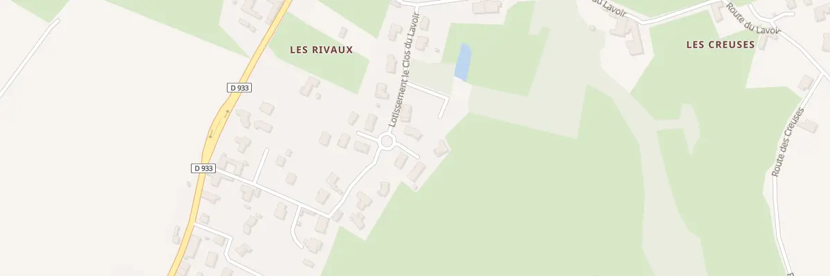 Plan du 13 Lot Le Clos du Lavoir I à Genouilleux