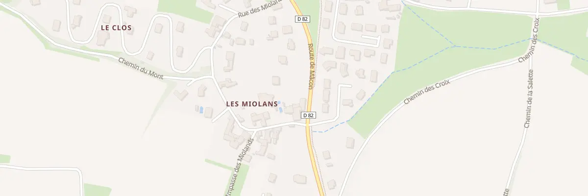 Plan du 2317 Rte de Mâcon à Hurigny